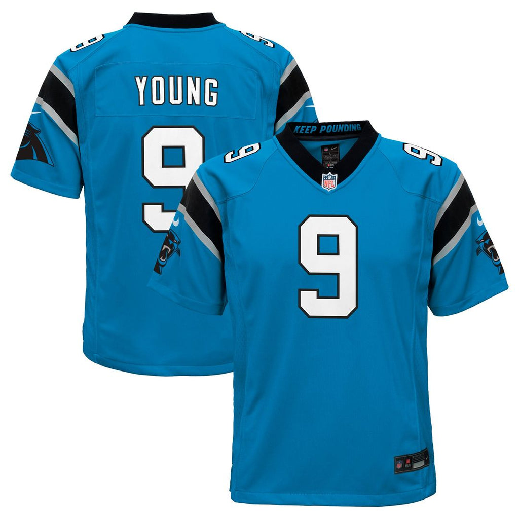 Bryce Young Carolina Panthers Youth Jersey - Black
