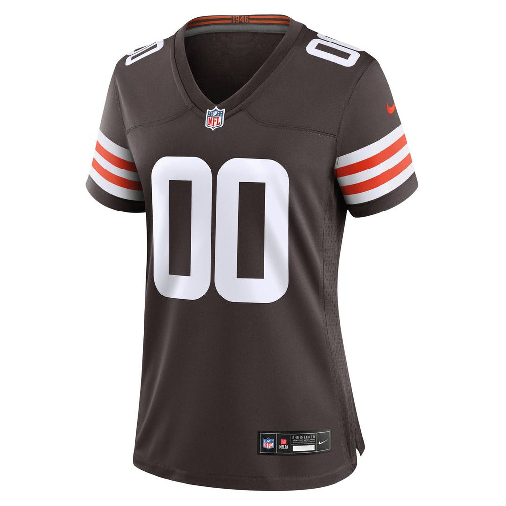 Cleveland Browns Women's 1946 Collection Alternate Custom Jersey - White