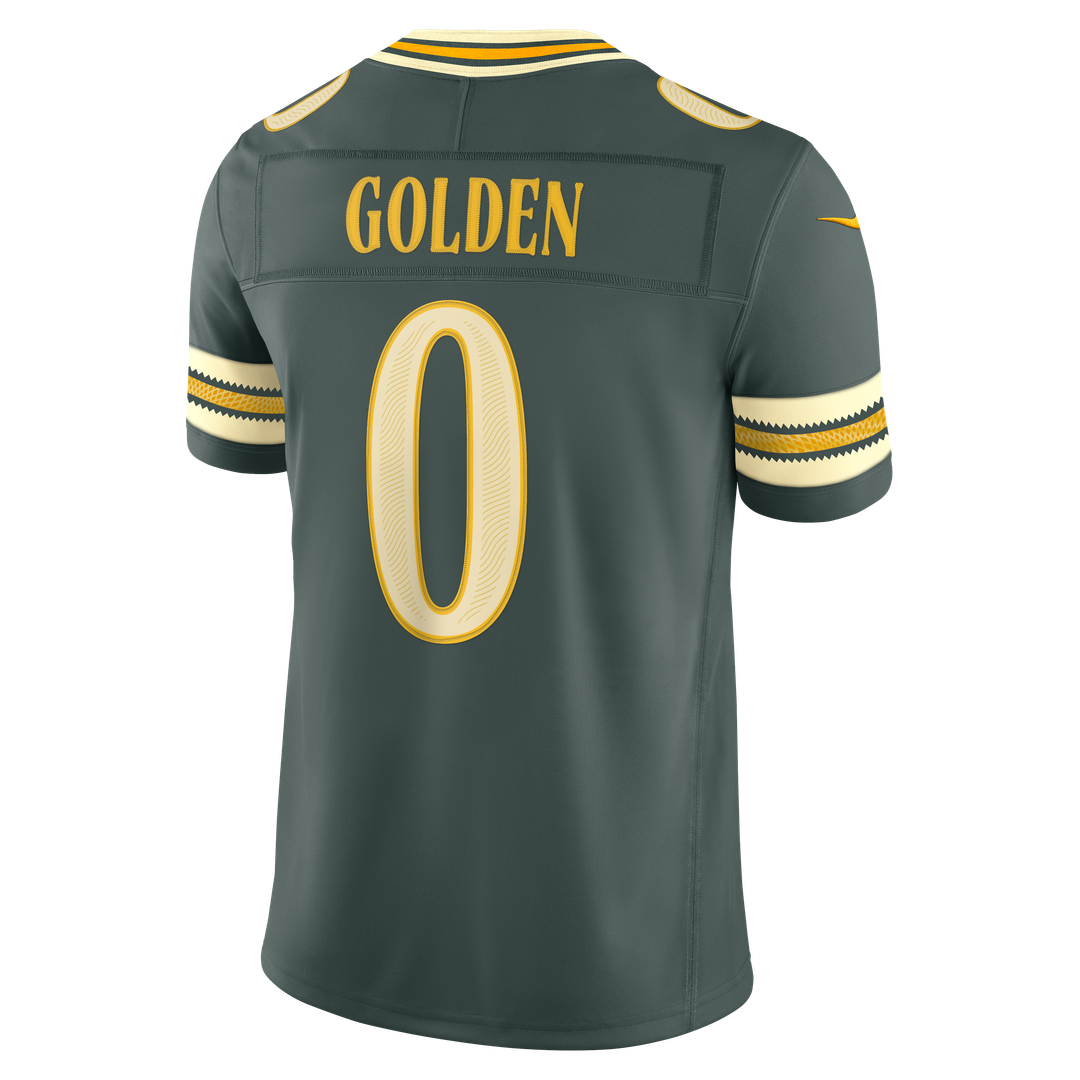 Matthew Golden Green Bay Packers 2026 Rivalries Collection Stitched Jersey - Green