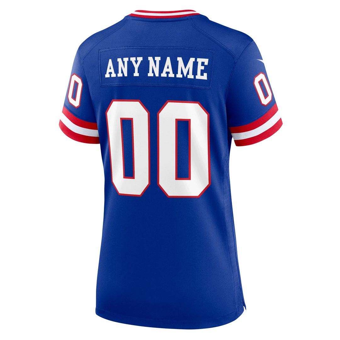 New York Giants Women's Classic Custom Jersey - Royal