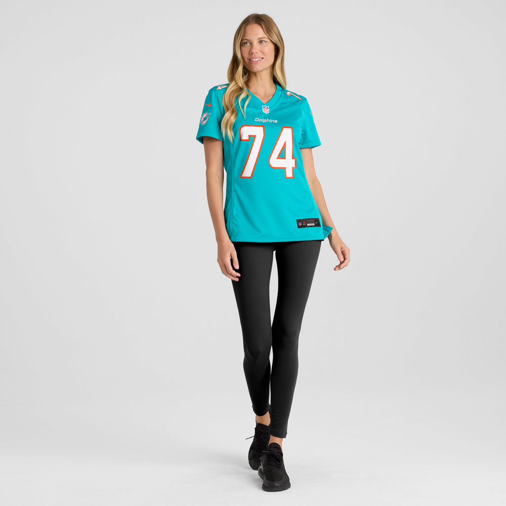 Kadyn Proctor Miami Dolphins Women's Team Jersey - Aqua