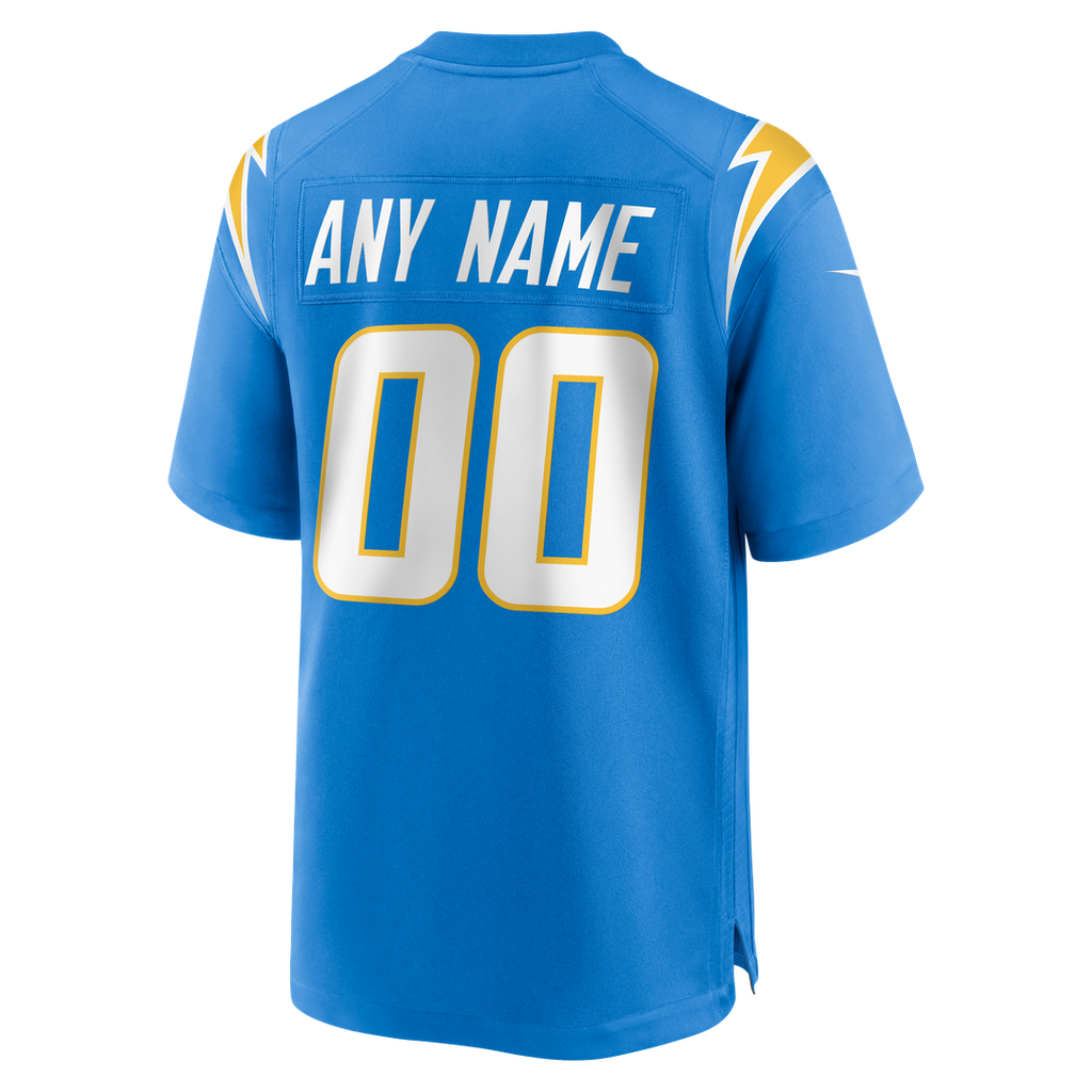 Los Angeles Chargers Custom Jersey - Powder Blue