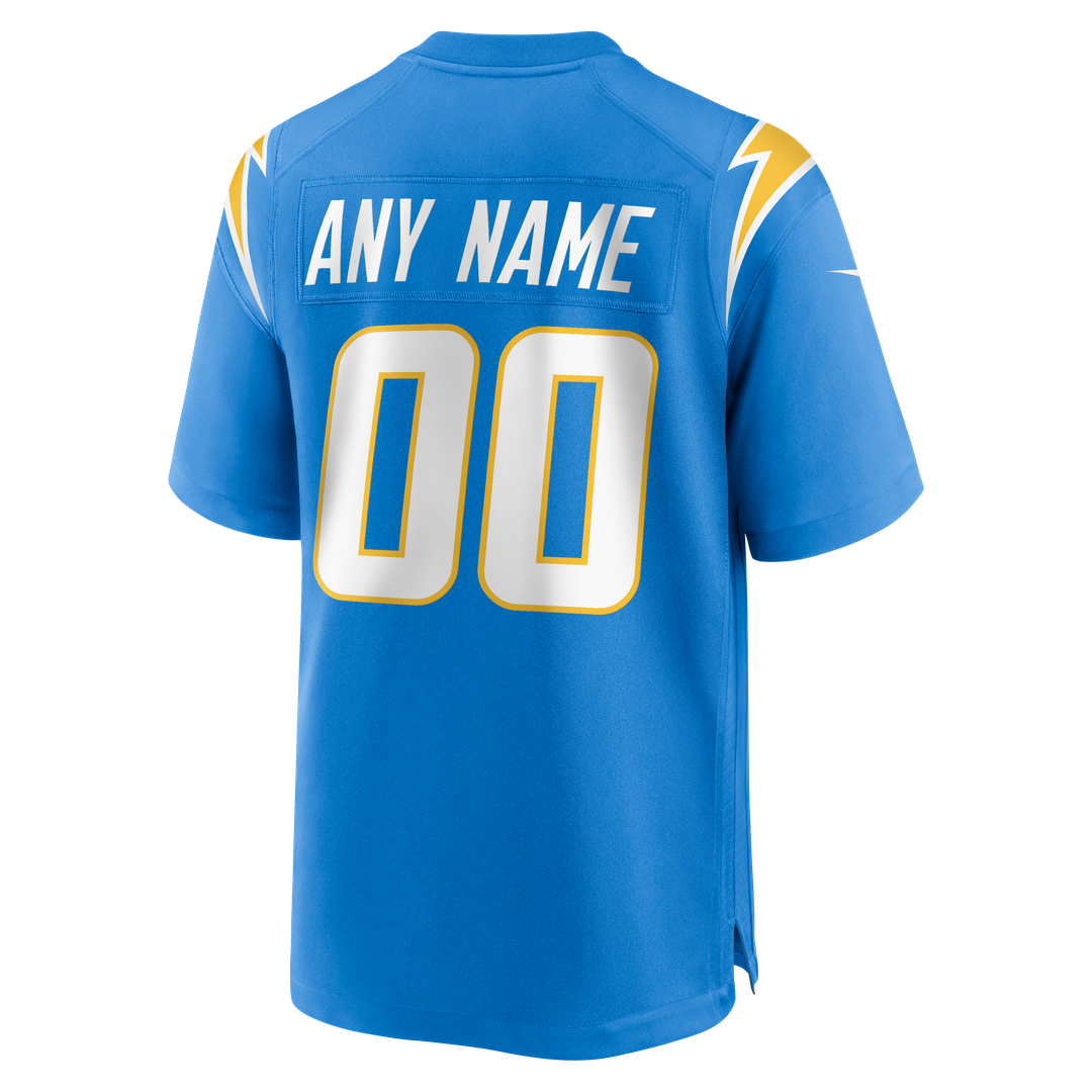 Los Angeles Chargers Custom Jersey - Powder Blue