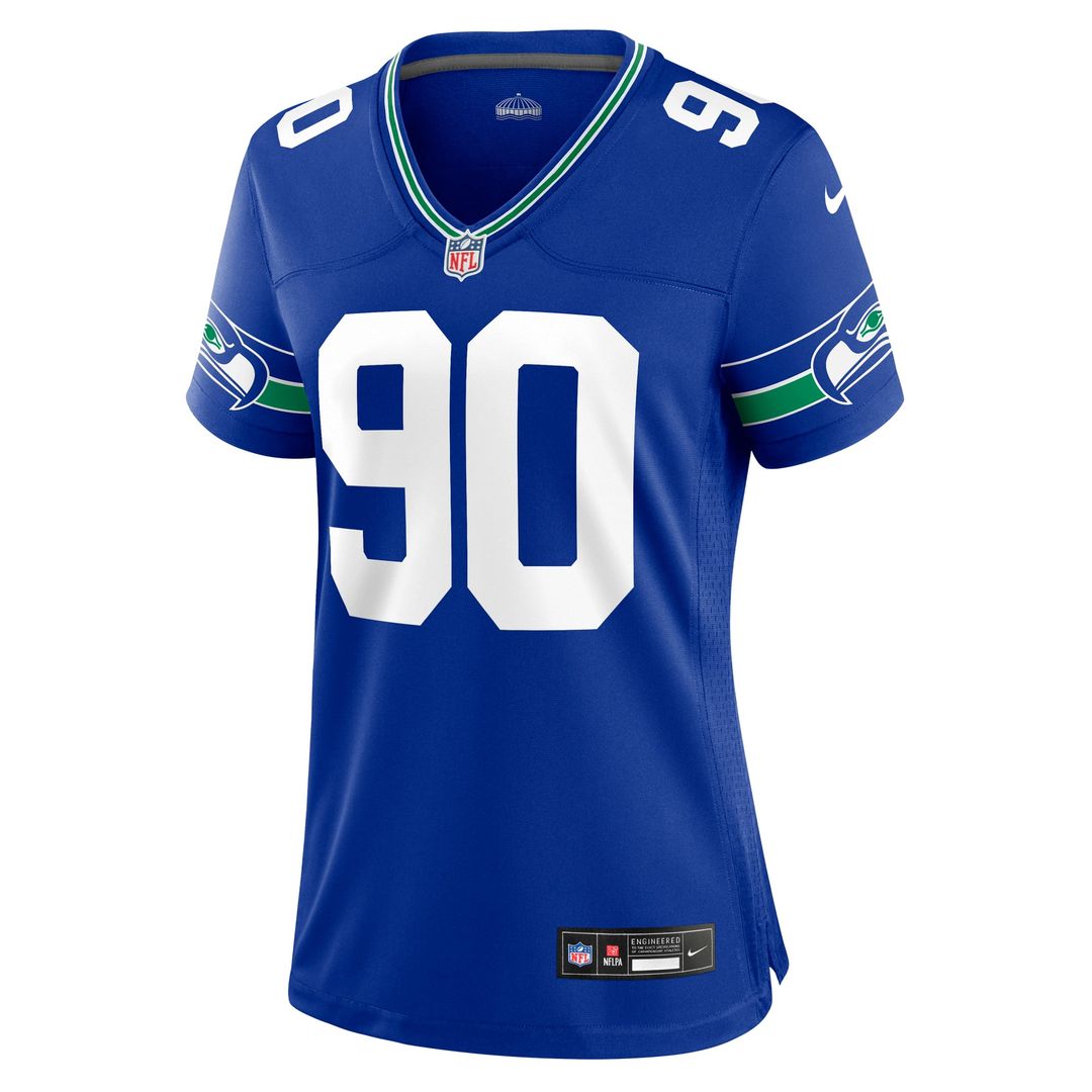 Jarran Reed Seattle Seahawks Women's Team Jersey - College Navy