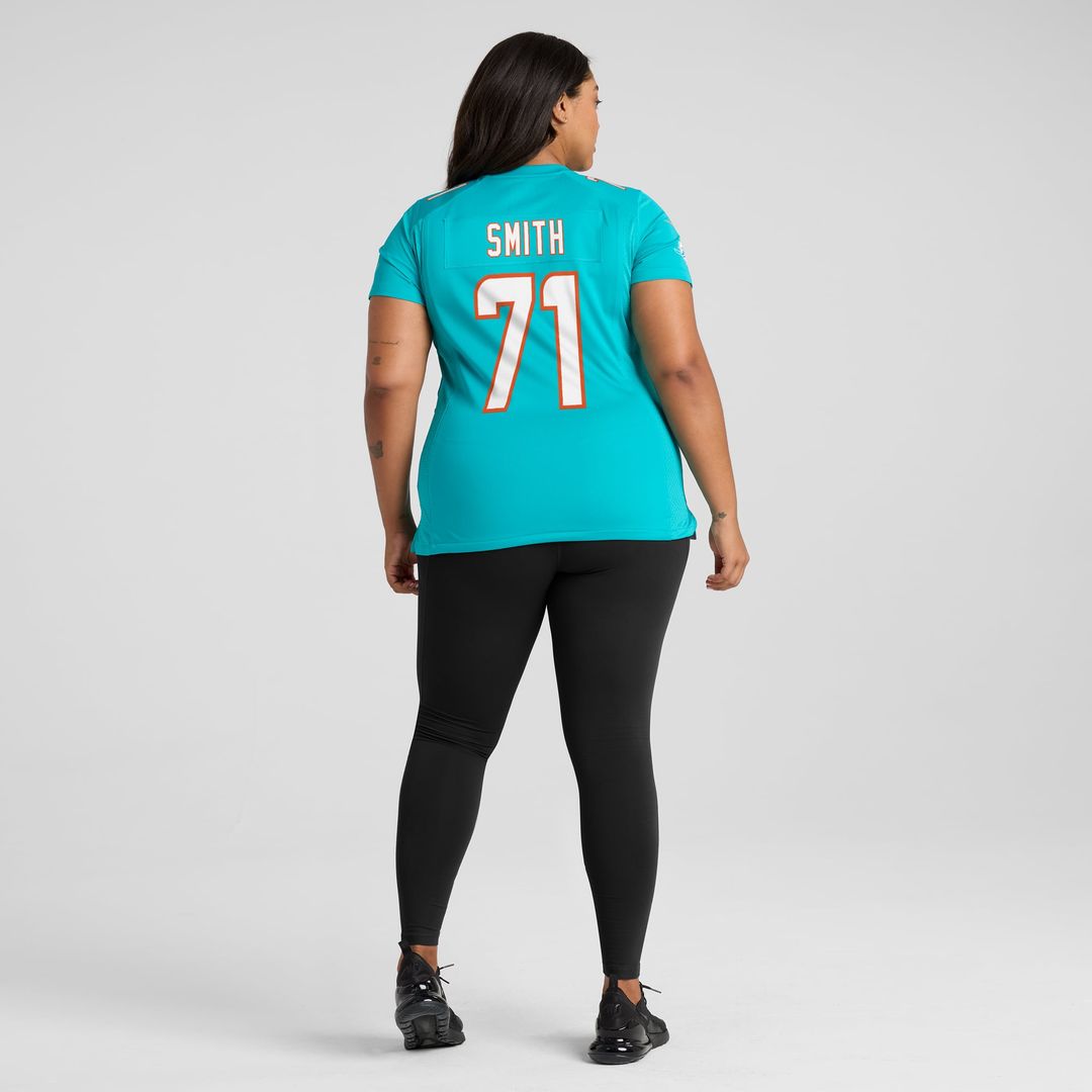 Kion Smith Miami Dolphins Women's Jersey - Aqua