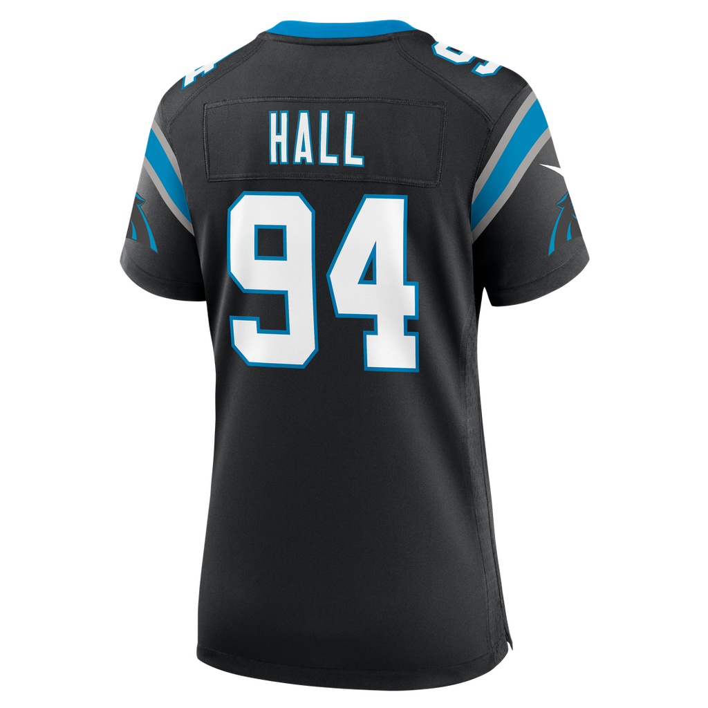 Aaron Hall Carolina Panthers Women's Team Jersey - Black