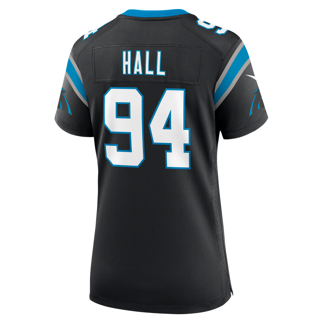 Aaron Hall Carolina Panthers Women's Team Jersey - Black