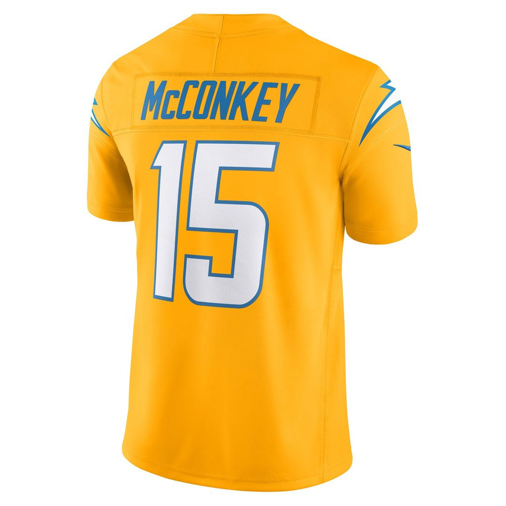 Ladd McConkey Los Angeles Chargers Alternate Charger Power Jersey - Gold