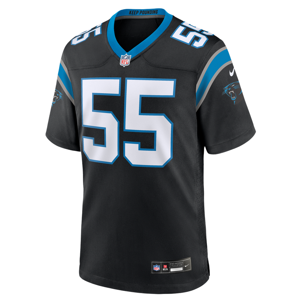 Maema Njongmeta Carolina Panthers Team Jersey - Black