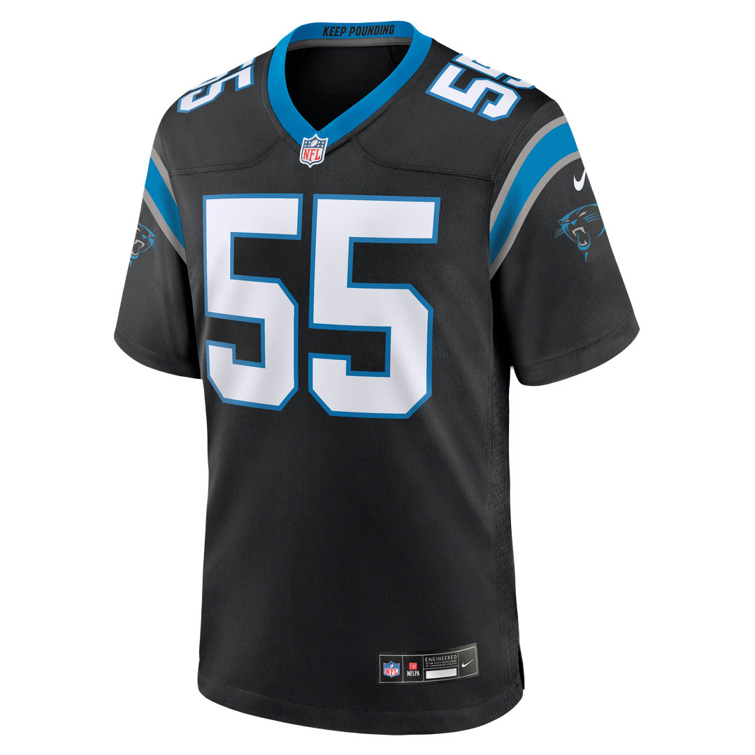Maema Njongmeta Carolina Panthers Team Jersey - Black