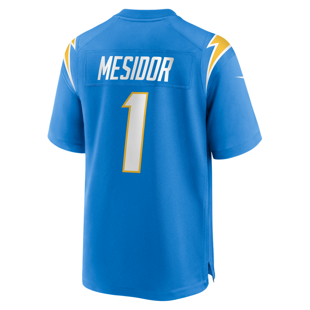 Akheem Mesidor Los Angeles Chargers Team Jersey - Powder Blue