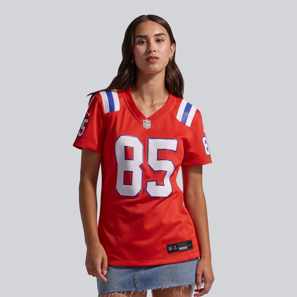Hunter Henry New England Patriots Women's Team Jersey - Red
