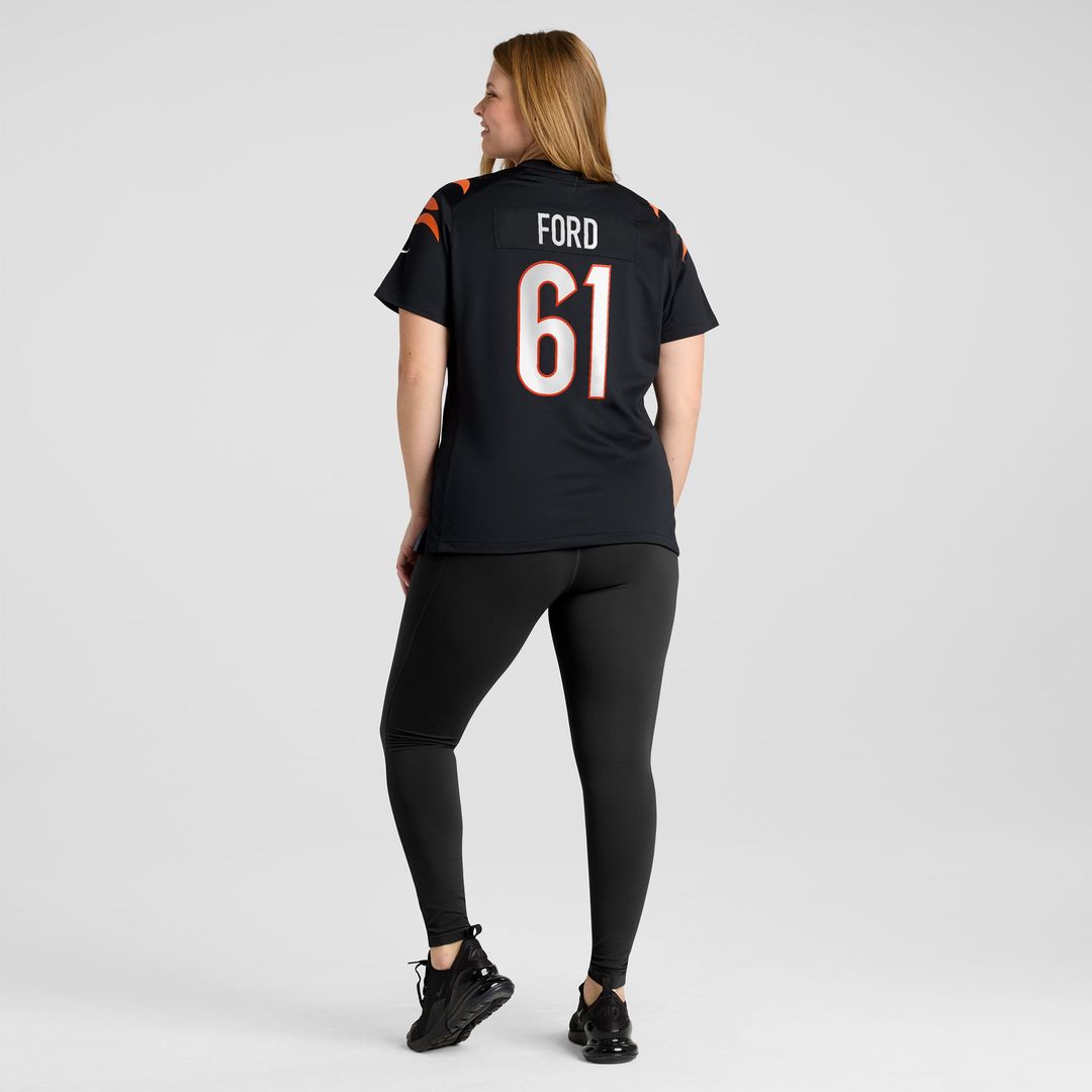 Cody Ford Cincinnati Bengals Women's Jersey - Black