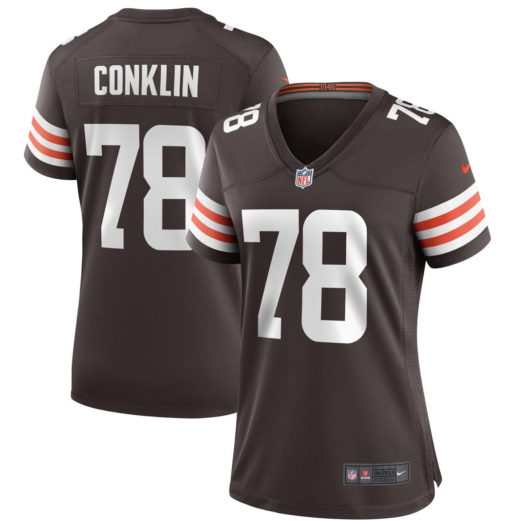 Jack Conklin Cleveland Browns Women's Player Jersey - Brown