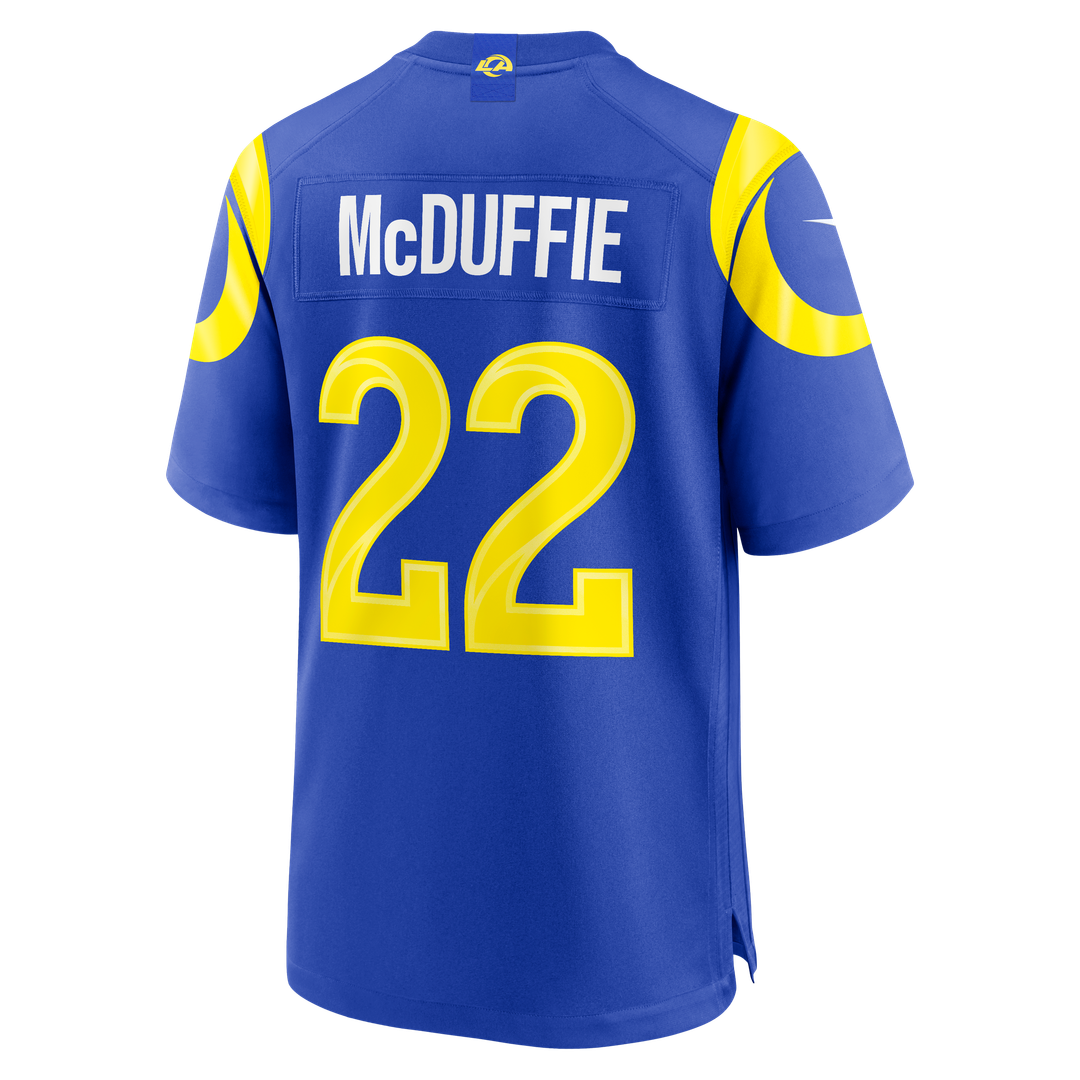 Trent McDuffie Los Angeles Rams Team Jersey - Royal
