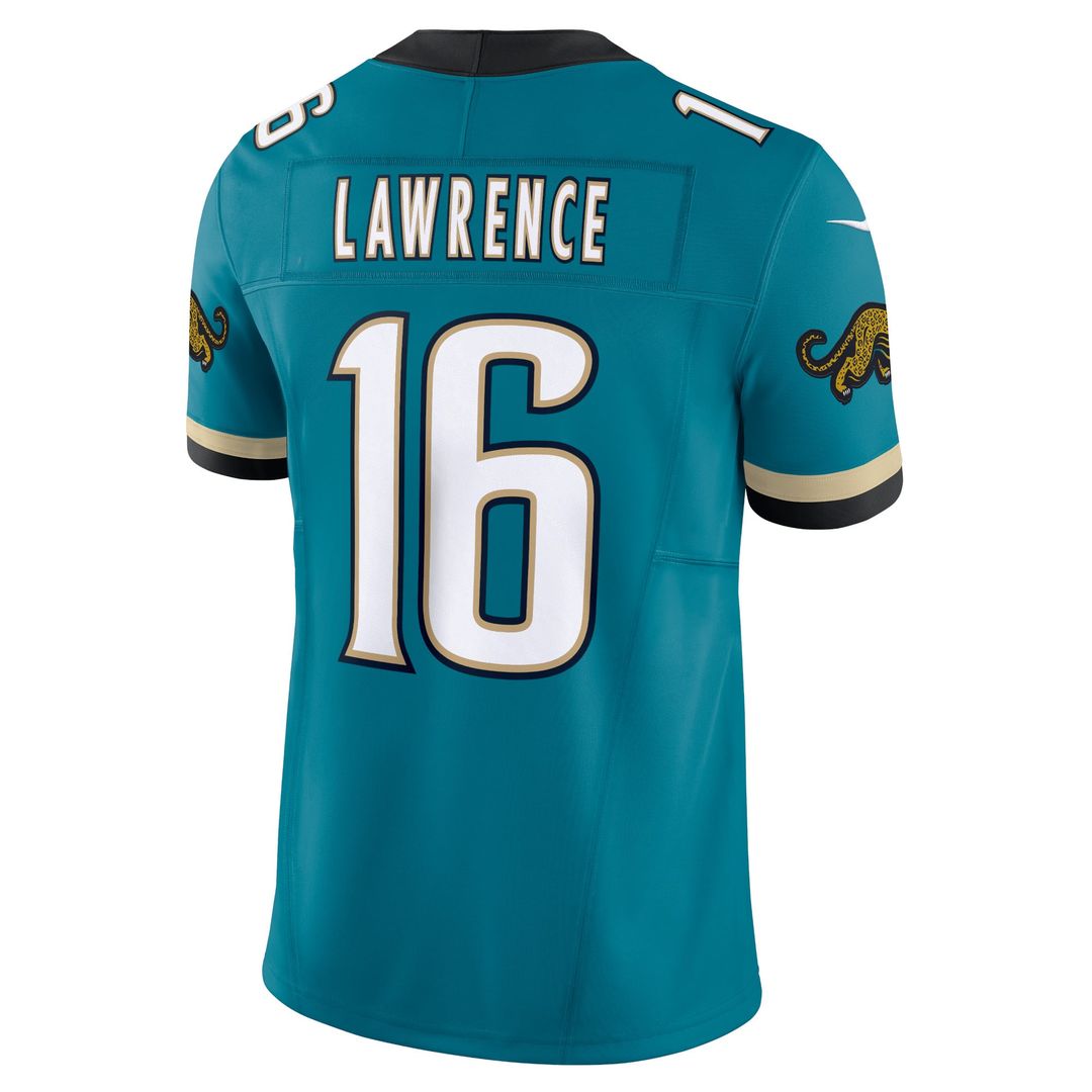 Trevor Lawrence Jacksonville Jaguars Prowler Throwback Jersey - Teal