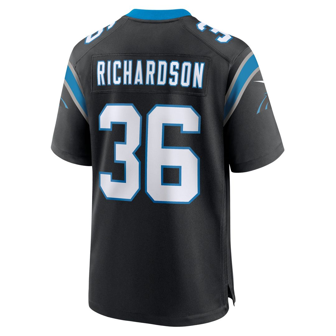 Demani Richardson Carolina Panthers Team Jersey - Black