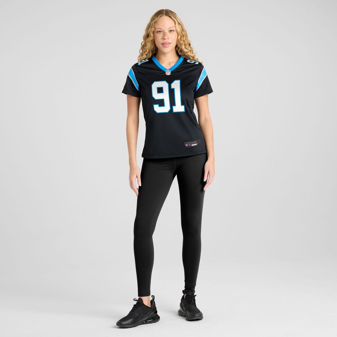 Patrick Jones II Carolina Panthers Women's Team Jersey - Black