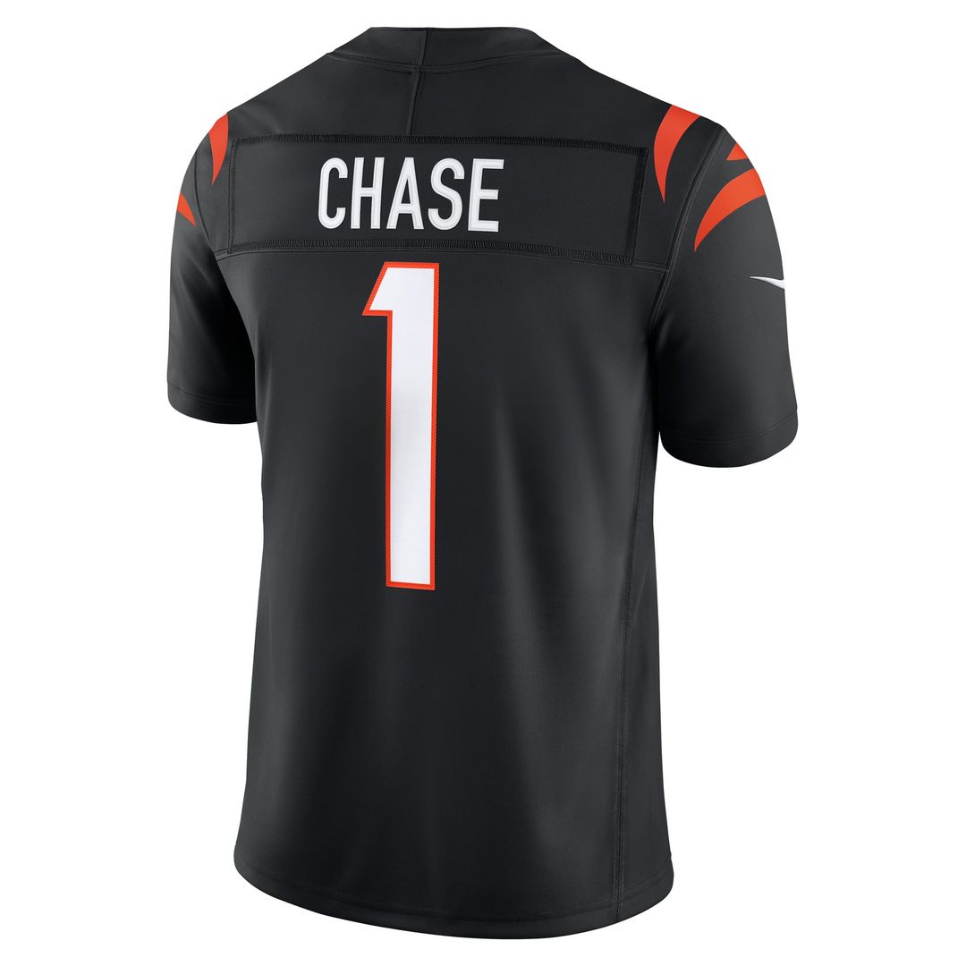 Ja'Marr Chase Cincinnati Bengals Team Stitched Jersey - Black
