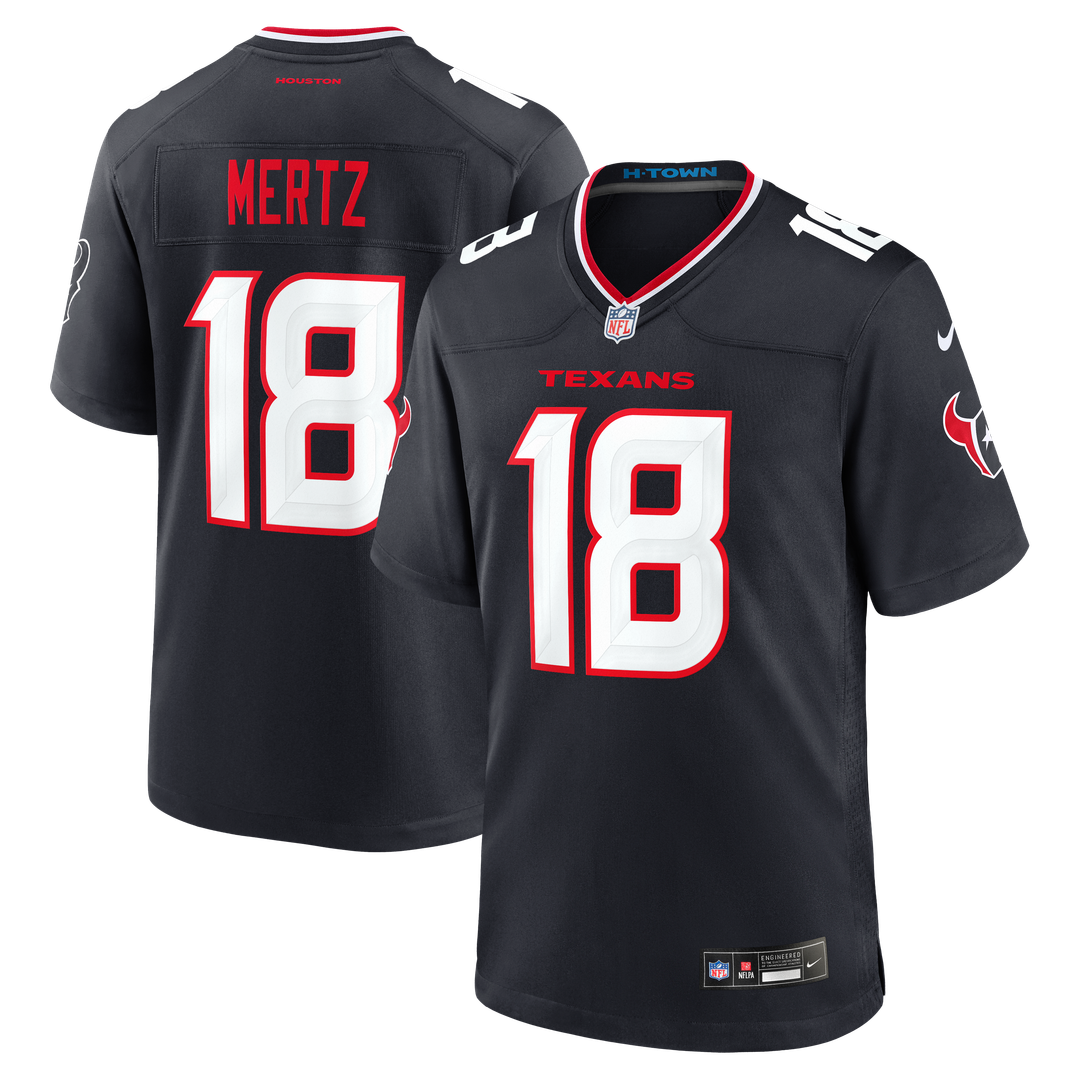 Graham Mertz Houston Texans Team Jersey - Navy