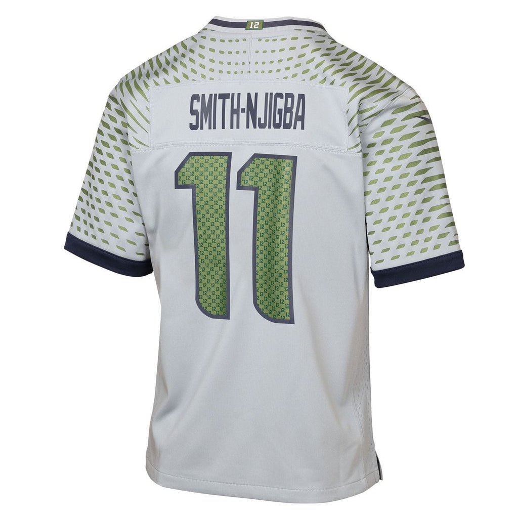 Jaxon Smith-Njigba Seattle Seahawks Youth Rivalries Collection Jersey - Gray