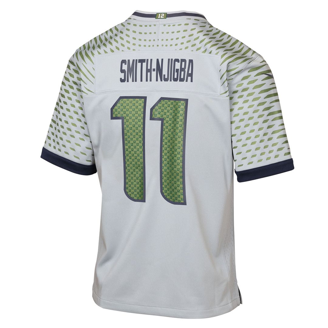 Jaxon Smith-Njigba Seattle Seahawks Youth Rivalries Collection Jersey - Gray