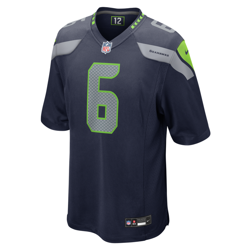 Jalen Milroe Seattle Seahawks Team Jersey - College Navy