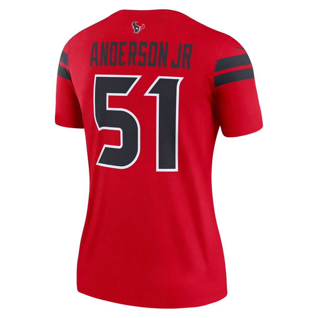 Will Anderson Jr. Houston Texans Women's Alternate Legend Player Performance Top - Navy