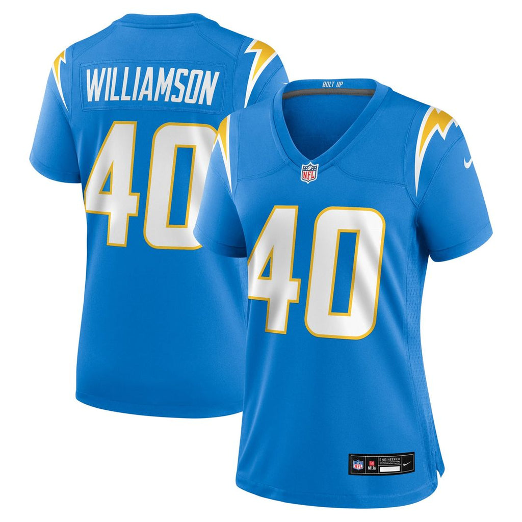 Kendall Williamson Los Angeles Chargers Women's Team Jersey - Powder Blue