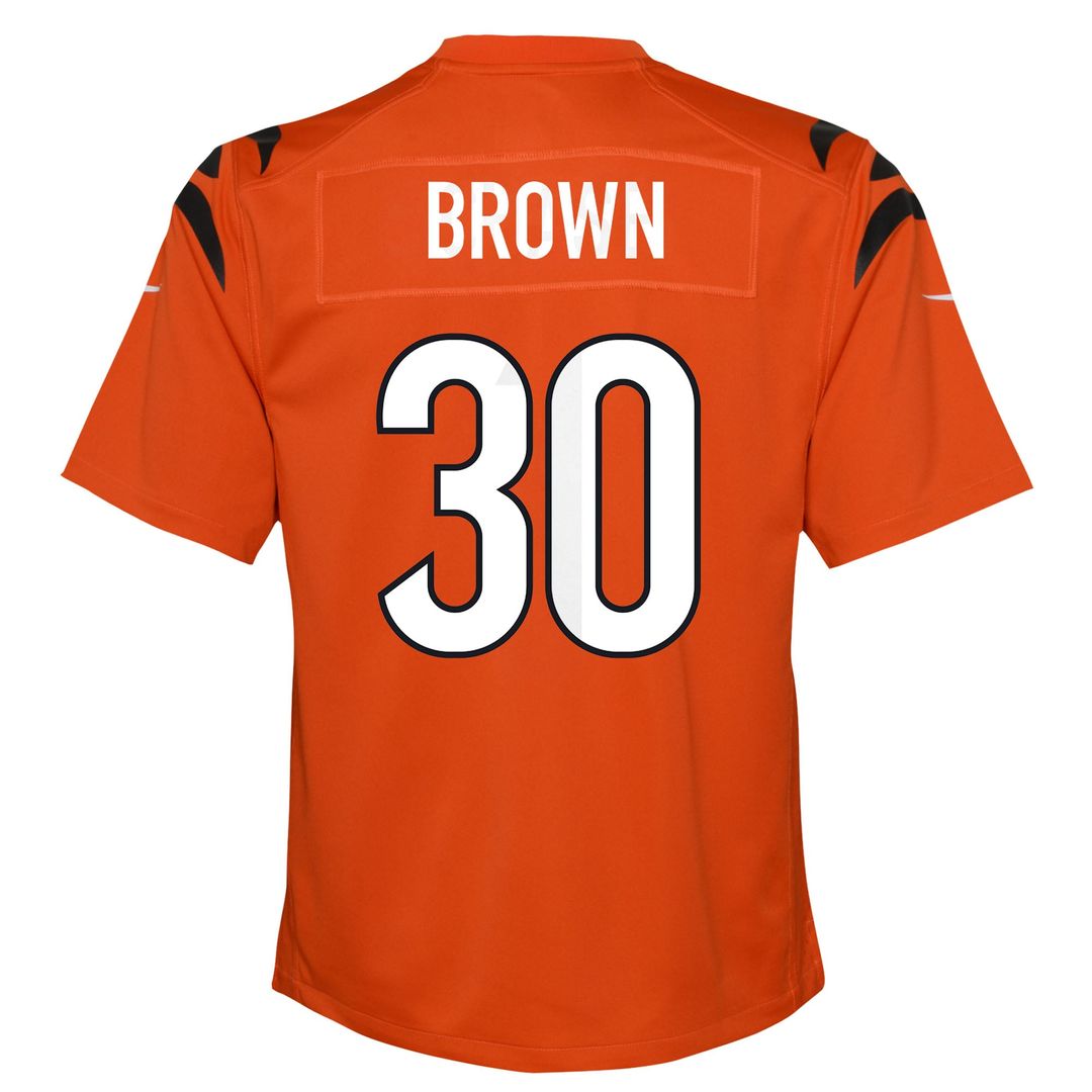 Chase Brown Cincinnati Bengals Youth Youth - Orange