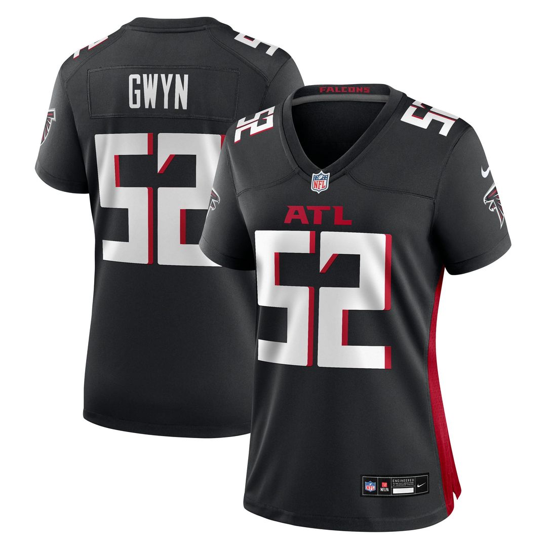 Jovaughn Gwyn Atlanta Falcons Women's Team Jersey - Black