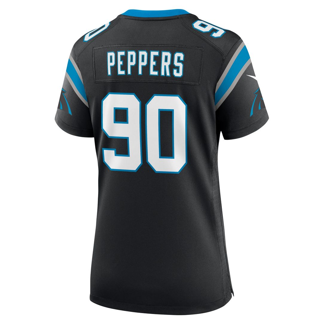 Julius Peppers Carolina Panthers Women's Retired Player Jersey - Black