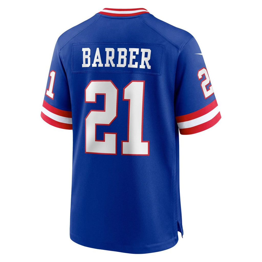 Tiki Barber New York Giants Retired Player Alternate Jersey - Royal