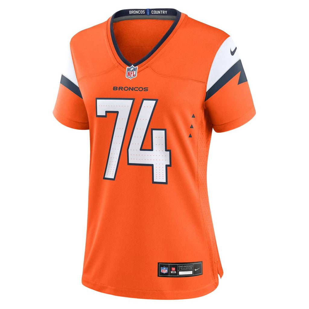 Ben Powers Denver Broncos Women's Team Jersey - Orange