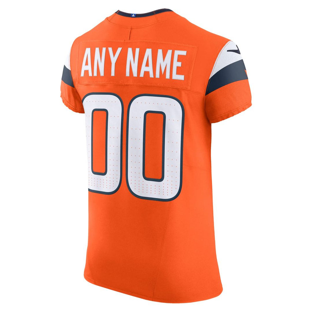 Denver Broncos Team Elite Custom Jersey - Orange