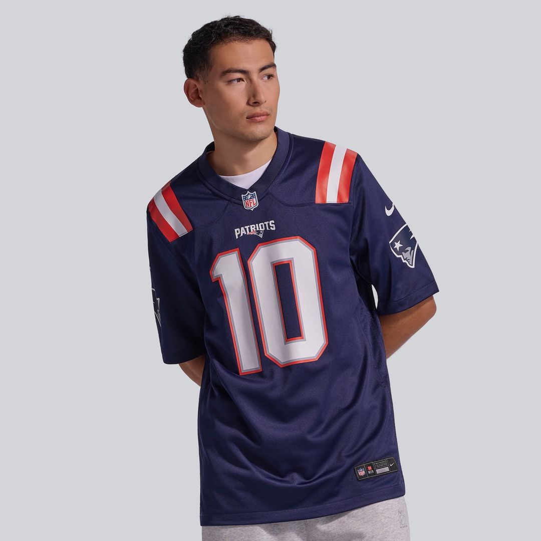 Drake Maye New England Patriots Player Jersey - White