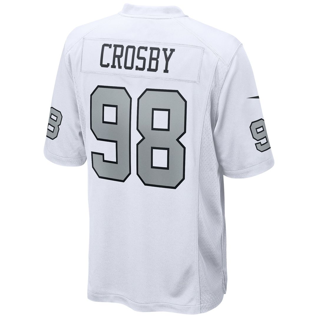 Maxx Crosby Las Vegas Raiders Alternate Jersey - White