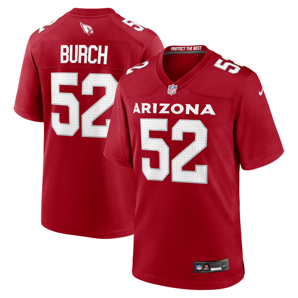Burch Arizona Cardinals Team Jersey - Cardinal