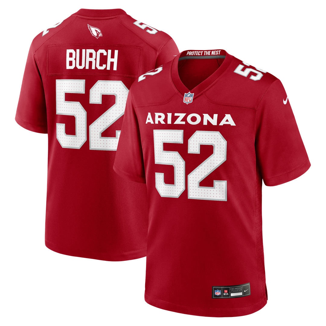 Burch Arizona Cardinals Team Jersey - Cardinal