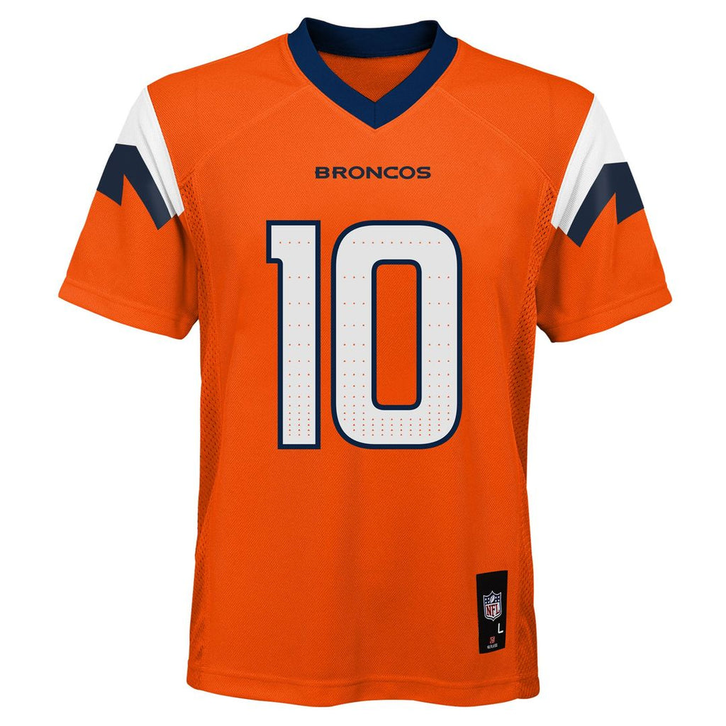 Bo Nix Denver Broncos Youth Jersey - Orange