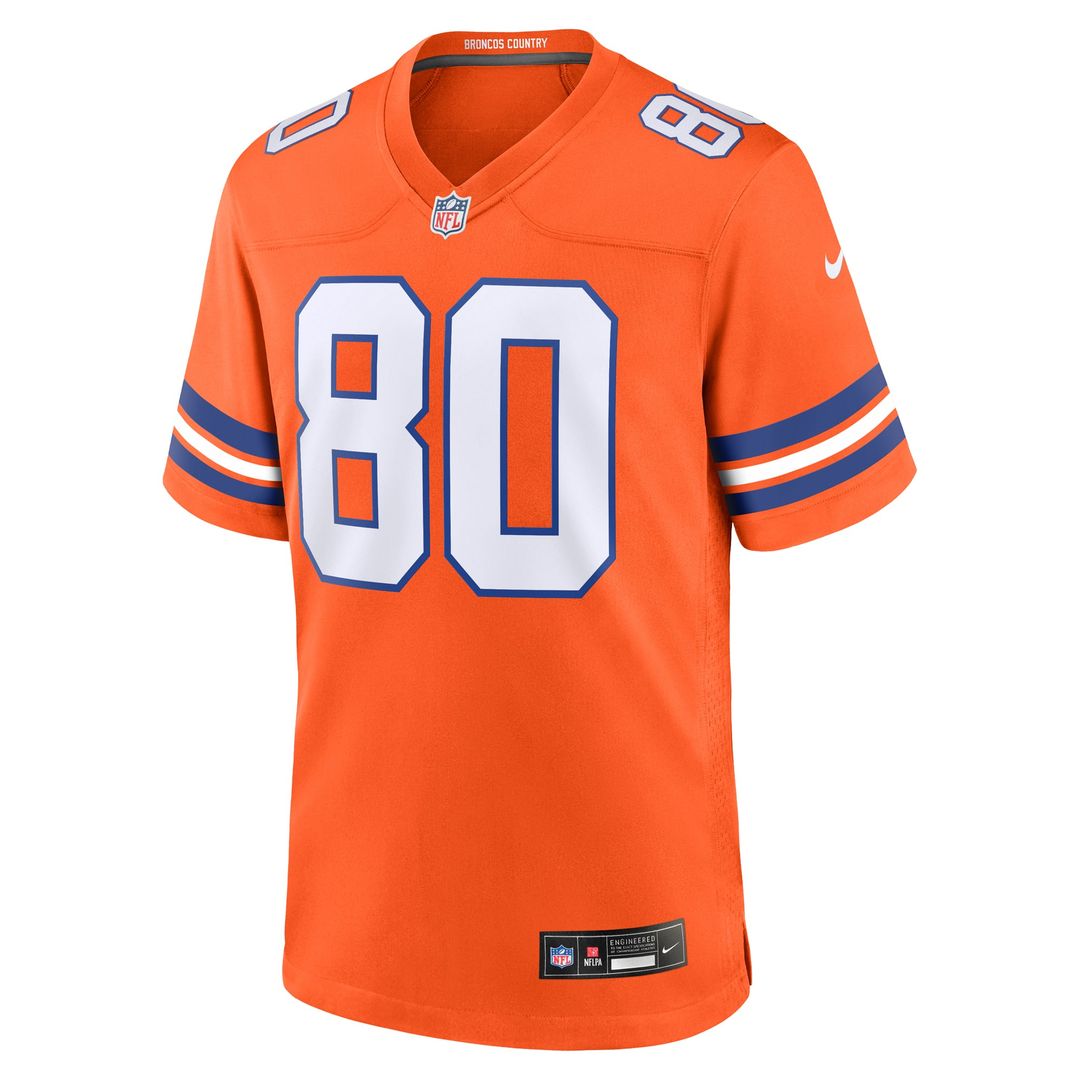 Rod Smith Denver Broncos Retired Player Alternate Jersey - Orange