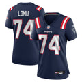Caleb Lomu New England Patriots Women's Team Jersey - Navy