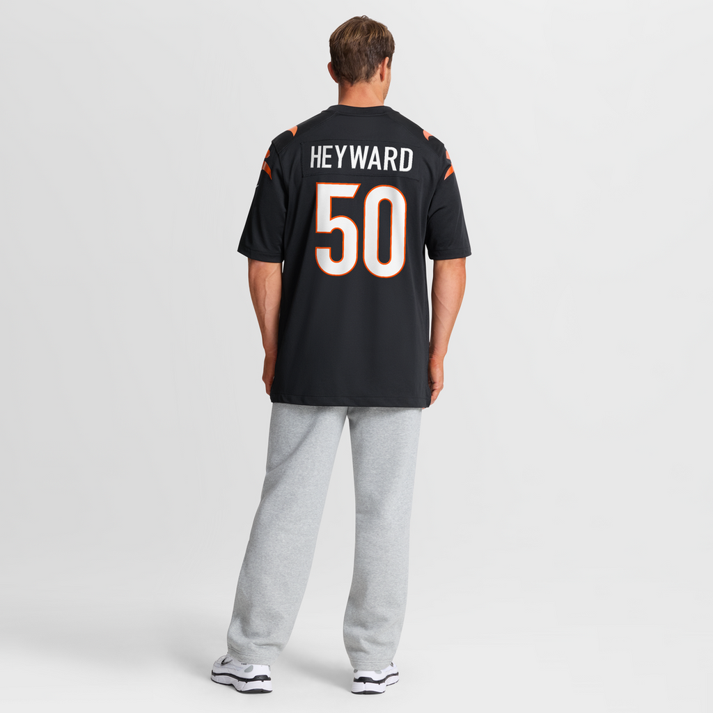 Shaka Heyward Cincinnati Bengals Team Jersey - Black