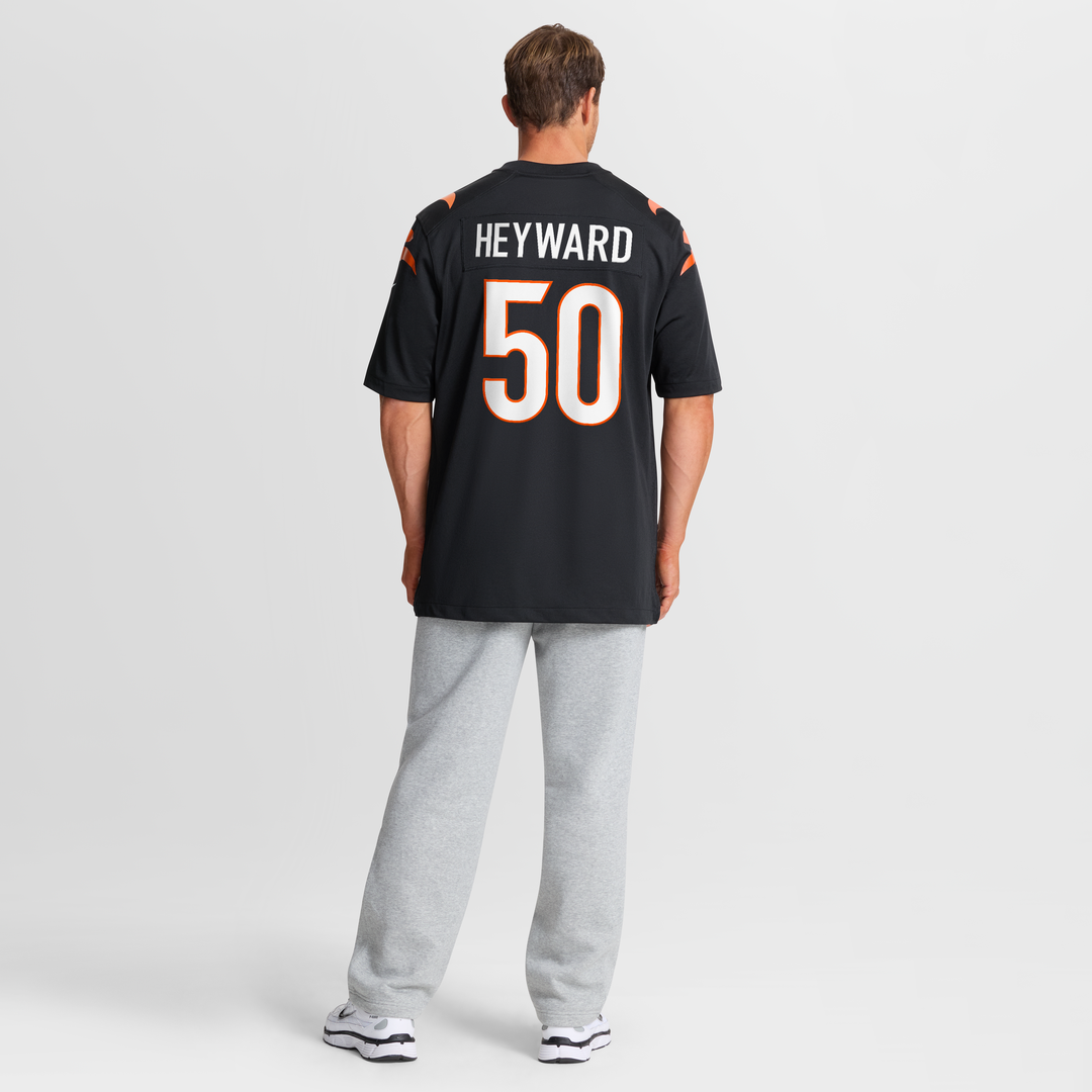 Shaka Heyward Cincinnati Bengals Team Jersey - Black