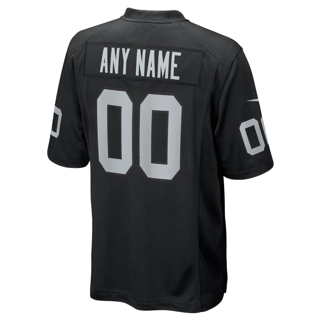 Las Vegas Raiders Custom Jersey - Black