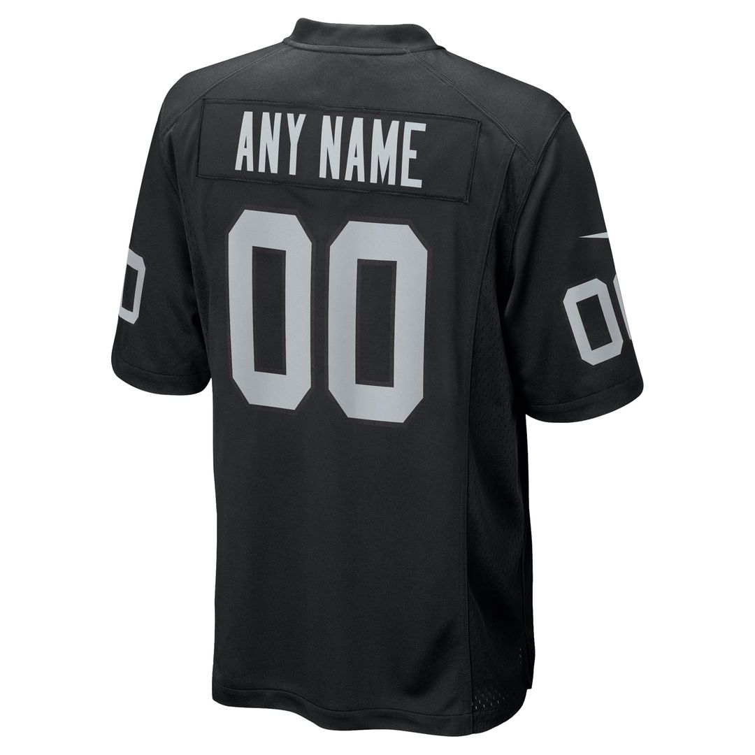 Las Vegas Raiders Custom Jersey - Black
