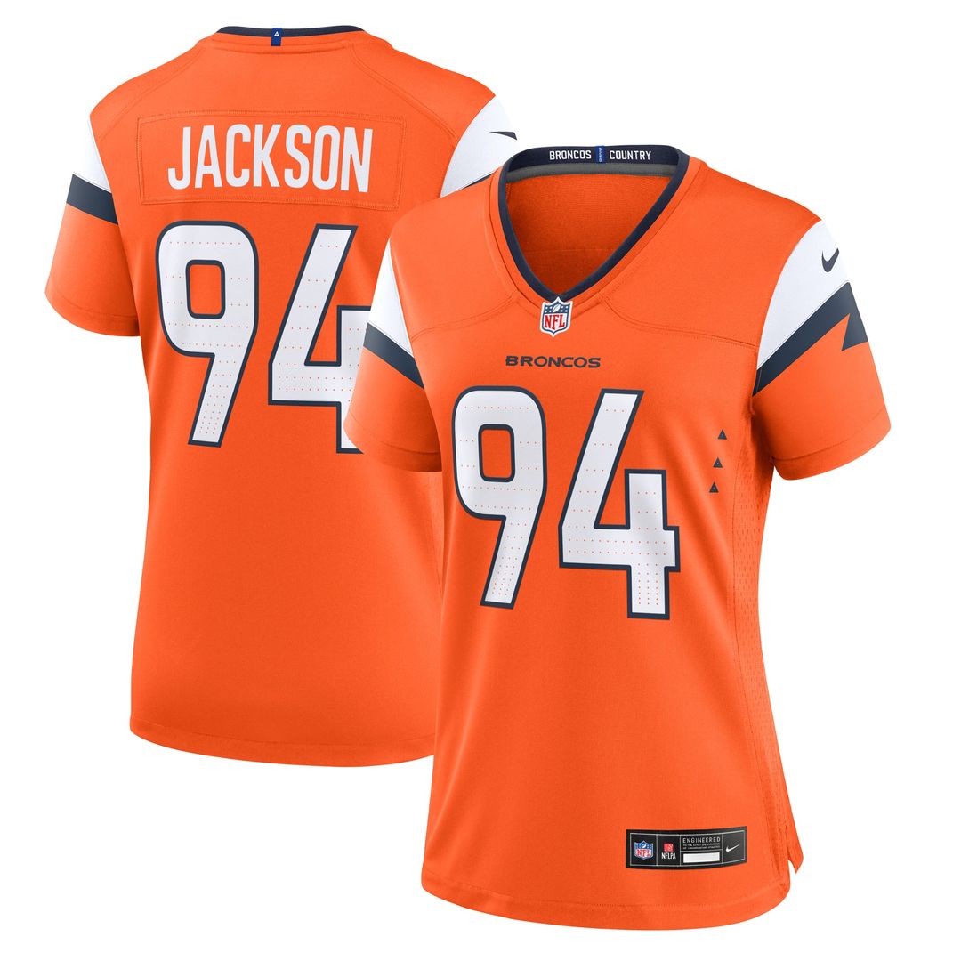 Jackson Denver Broncos Women's Team Jersey - Orange