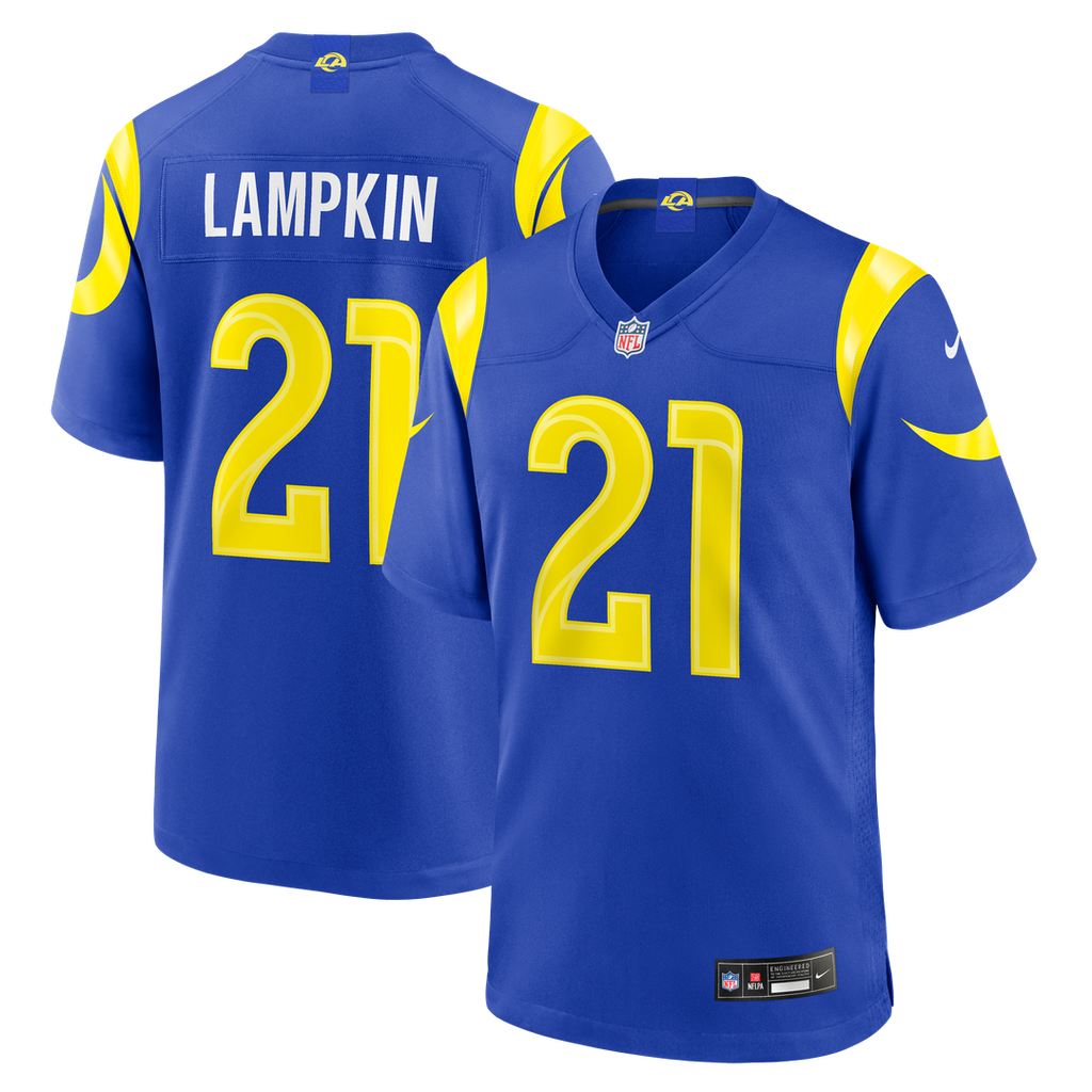 Cam Lampkin Los Angeles Rams Team Jersey - Royal