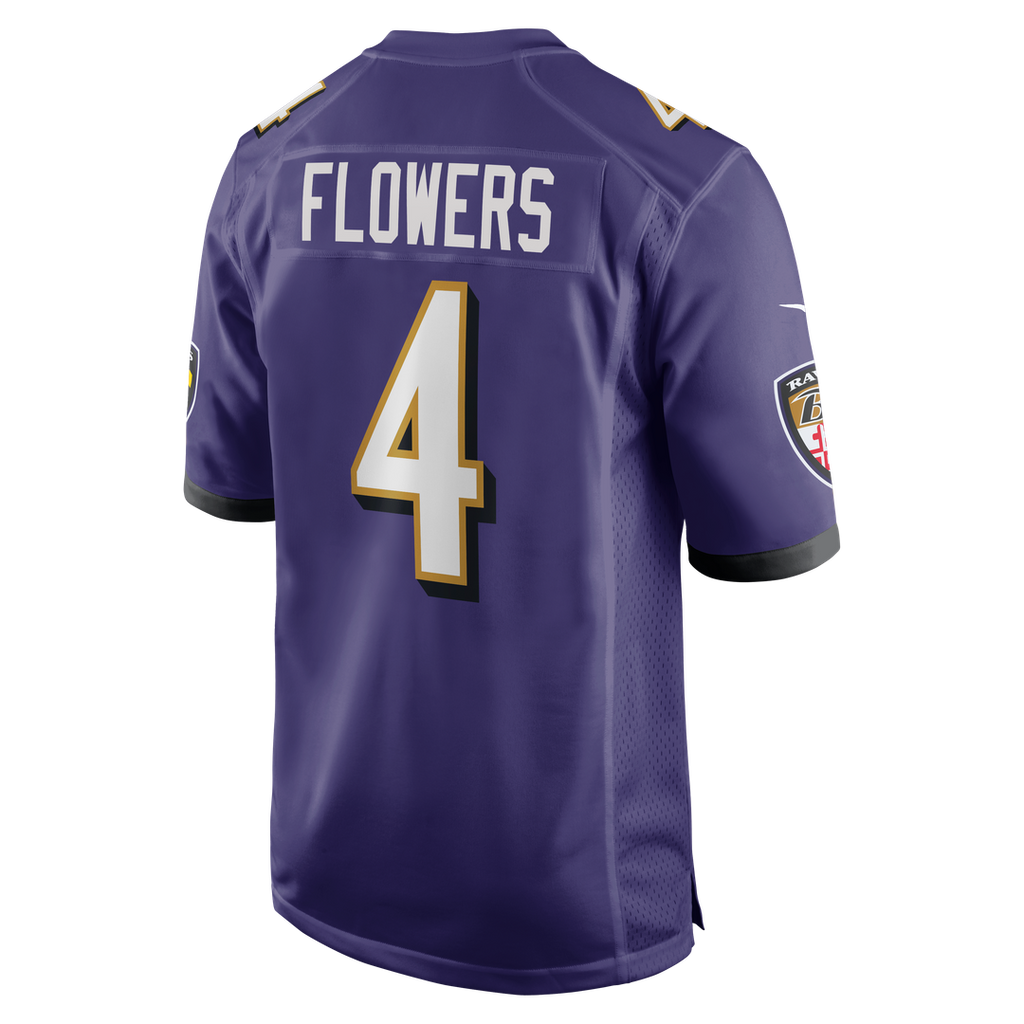 Zay Flowers Baltimore Ravens Jersey - Purple