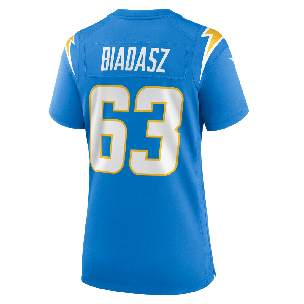 Tyler Biadasz Los Angeles Chargers Women's Team Jersey - Powder Blue